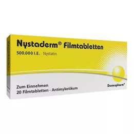 NYSTADERM Comprimidos recubiertos con película, 20 uds