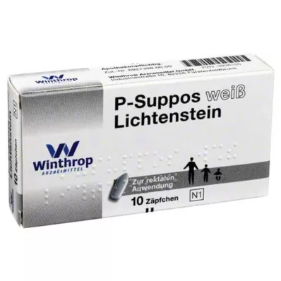 P Suppos. blanco, 10 piezas