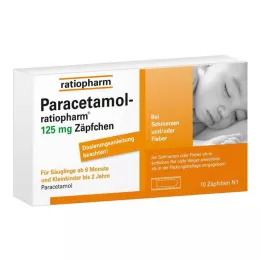 PARACETAMOL-Supositorios de ratiopharm 125 mg, 10 uds