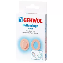 GEHWOL anillos de bolas ovalados, 6 pz