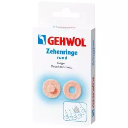 Gehwol Anillos de punta ronda, 9 pz
