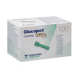 GLUCOJECT Lancetas PLUS 33 G, 100 uds