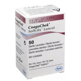 COAGUCHEK Lanceta Softclix, 50 uds