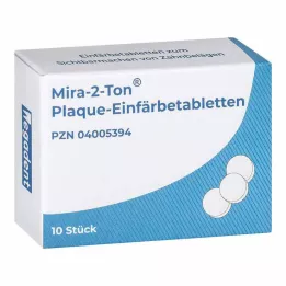 MIRA Tabletas colorantes para placa de 2 tonos, 10 uds