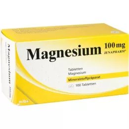 MAGNESIUM 100 mg de tabletas Jenapharm, 100 pz