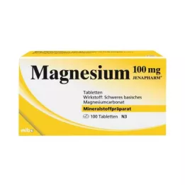 MAGNESIUM Comprimidos de Jenapharm de 100 mg, 100 uds