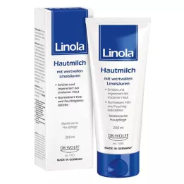 LINOLA Leche para la piel, 200 ml