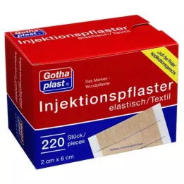 GOTHAPLAST Parche inyectable 2x6 cm, 220 uds