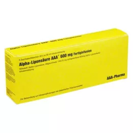 ALPHA LIPONSÄURE AAA Viales inyectables de 600 mg, 5 x 50 ml