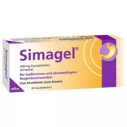 SIMAGEL Comprimidos masticables, 20 uds
