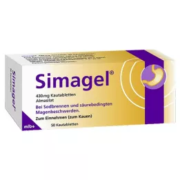 SIMAGEL Comprimidos masticables, 50 uds