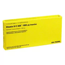 VITAMIN B12 AAA Ampollas de 1000 μg, 10X1 ml