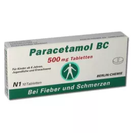 PARACETAMOL BC Comprimidos de 500 mg, 10 uds
