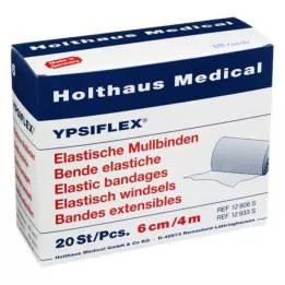 MULLBINDEN Elástico 6 cm x 4 m, 20 uds