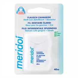MERIDOL Hilo dental encerado Flausch, 40 m