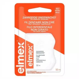 ELMEX Hilo dental sin cera con fluoruro de amina, 50 m
