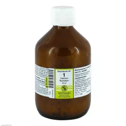BIOCHEMIE 1 Calcium fluoratum D 12 tabletas, 1000 uds