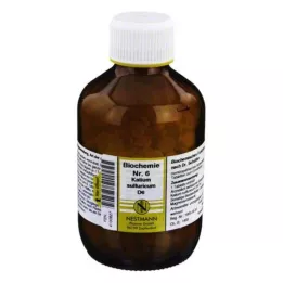 BIOCHEMIE 6 Kalium sulfuricum D 6 tabletas, 1000 uds