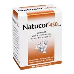 NATUCOR Comprimidos recubiertos con película de 450 mg, 50 uds
