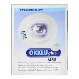 Vendaje de cristal de reloj Occluglas Aero, 5 piezas