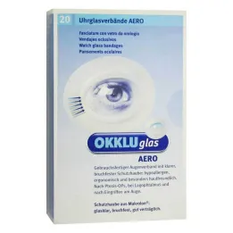 Asociación de vidrios de reloj Occluglas Aero, 20 piezas