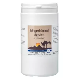 SCHWARZKÜMMEL ÄGYPTENCápsulas +E, 1000 uds