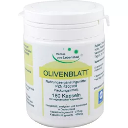 OLIVENBLATT-Cápsulas de extracto vegetal, 180 uds
