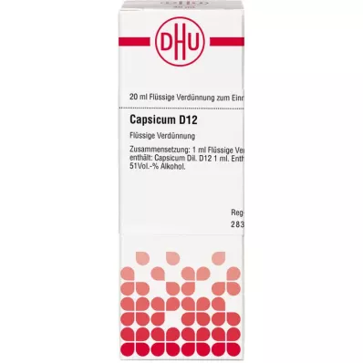 Capsicum D12, 20 ml