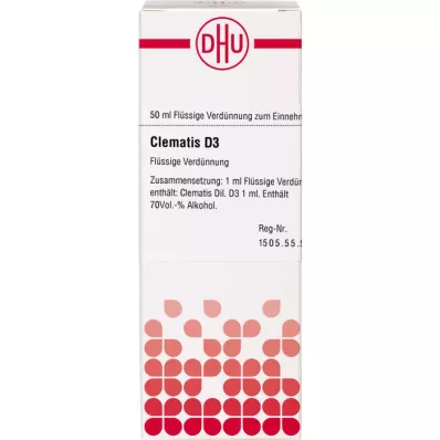 Clematis D 3, 50 ml Clematis D 3, 50 ml