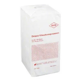 Compresas de vellón 10x10 cm no estériles 8 veces, 100 piezas