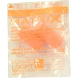 HOWARD Leight Matrix Orange Hearing Protection Plug,pz