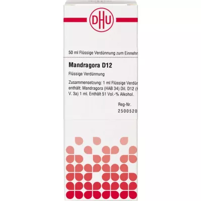 MANDRAGORA Dilución D 12, 50 ml