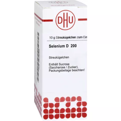 SELENIUM D 200 glóbulos, 10 g