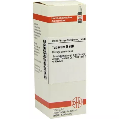 TABACUM Dilución D 200, 20 ml TABACUM Dilución D 200, 20 ml