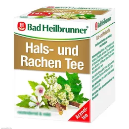 BAD HEILBRUNNER Bolsas de filtro para té para la garganta y la garganta, 8 x 1,75 g