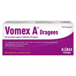 VOMEX A Grageas 50 mg Comprimidos recubiertos, 20 uds