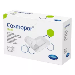 COSMOPOR Apósito estéril para heridas 6x10 cm, 25 uds