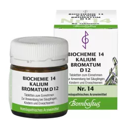 BIOCHEMIE 14 Kalium bromatum D 12 comprimidos, 80 uds