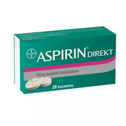 ASPIRIN Comprimidos masticables directos, 10 uds