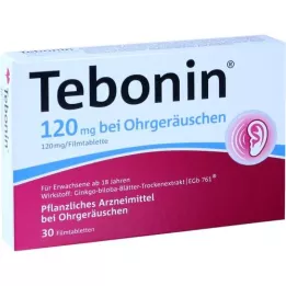 TEBONIN 120 mg para tabletas recubiertas de película de ruido de oídos, 30 pz