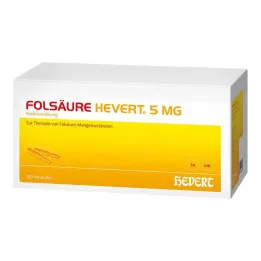 FOLSÄURE HEVERT Ampollas de 5 mg, 100 uds