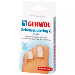 GEHWOL Anillo protector de dedos de gel polimérico G pequeño, 2 piezas