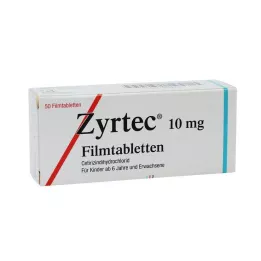 ZYRTEC Comprimidos recubiertos con película, 50 uds