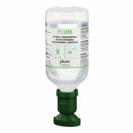 Solución de lavado de ojos Plum Nacl con cuenco para ojos, 500 ml