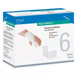 HÖGA-MUBILAST Venda de fijación 6 cm x 4 m con celofán, 1 ud