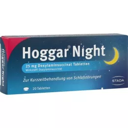 HOGGAR tabletas nocturnas, 20 pz