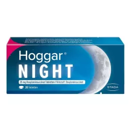 HOGGAR Tabletas de noche, 20 uds