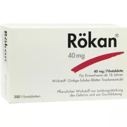 RÖKAN Comprimidos recubiertos con película de 40 mg, 200 uds