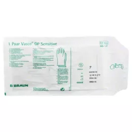 VASCO OP Guantes Sensitive estériles sin polvo tamaño 7.0, 2 uds