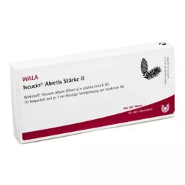 ISCUCIN Ampollas abietis Strength G, 10x1 ml